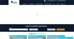 Desktop Screenshot of esa-servicedapartments.co.uk